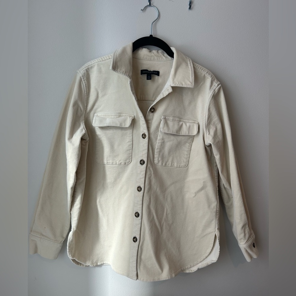 Banana republic corduroy shirt jacket